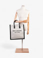 Saint Laurent Canvas Black Tote Bag Canvas