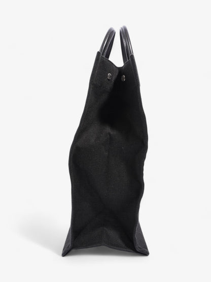 Saint Laurent Canvas Black Tote Bag Canvas