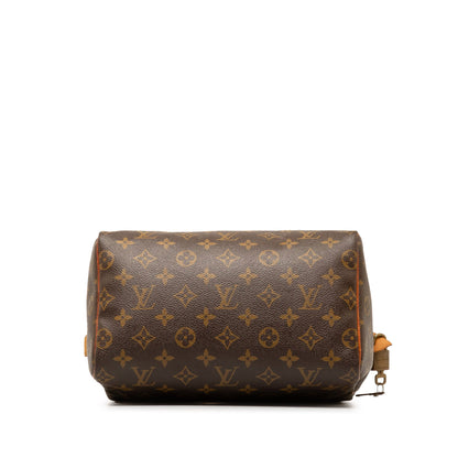 Brown Louis Vuitton Monogram Speedy 25 Boston Bag