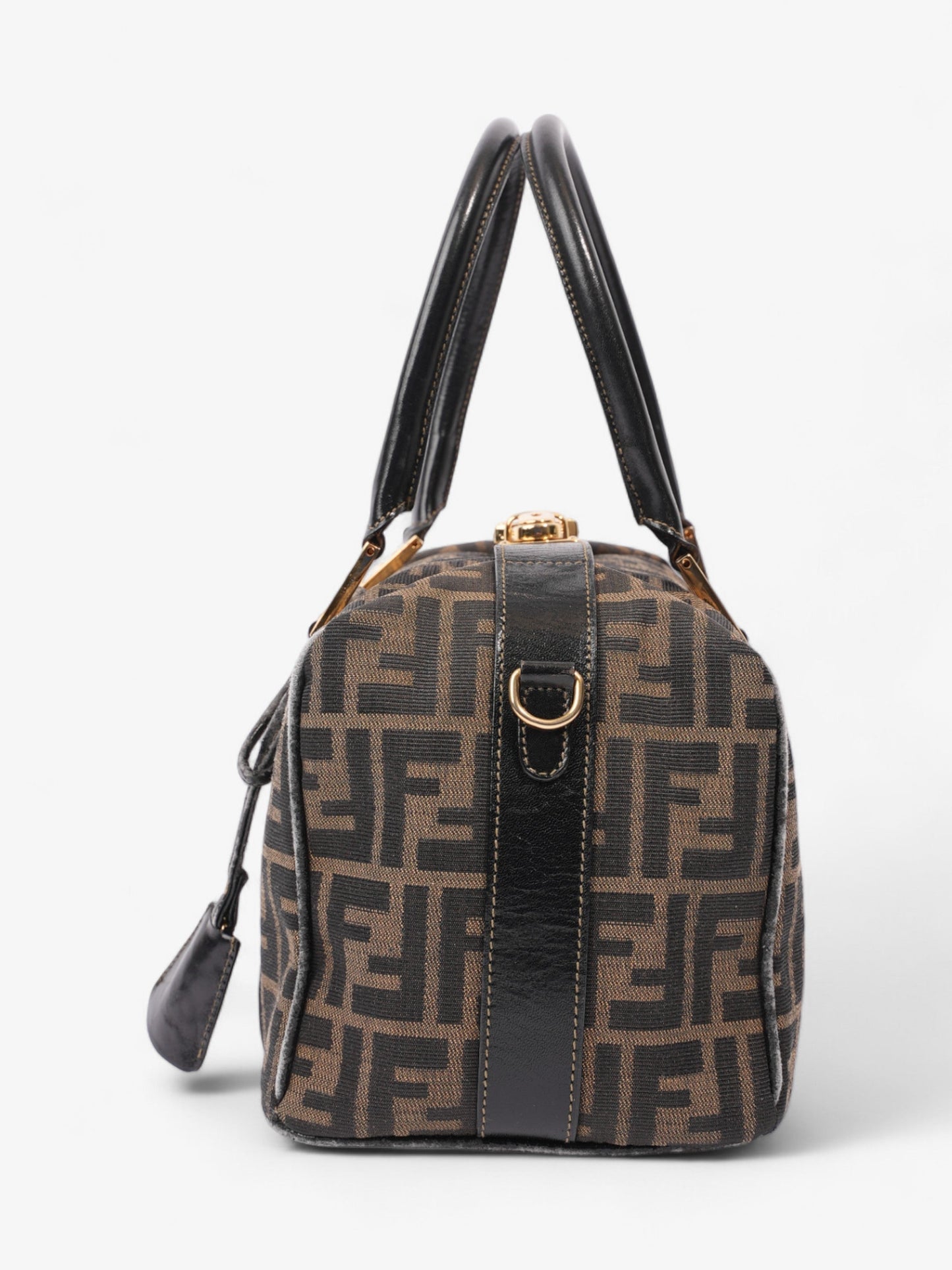 Fendi Runaway Leather Brown Tote Bag