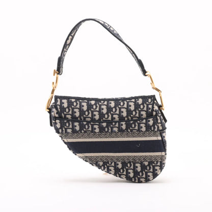 Dior Saddle Oblique Blue Crossbody