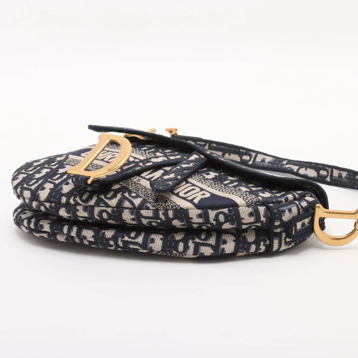 Dior Saddle Oblique Blue Crossbody