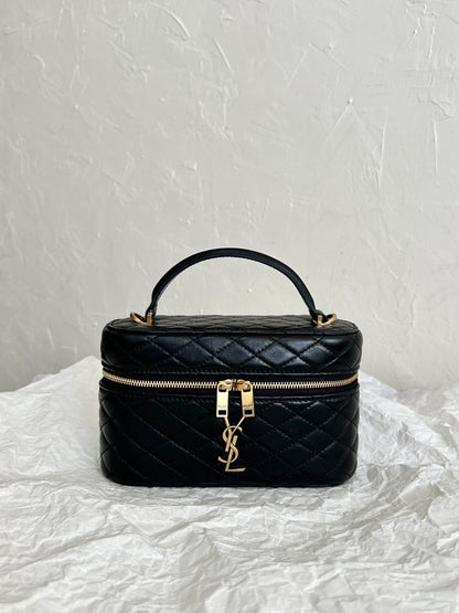 Saint Laurent Leather Gold Shoulder Bag