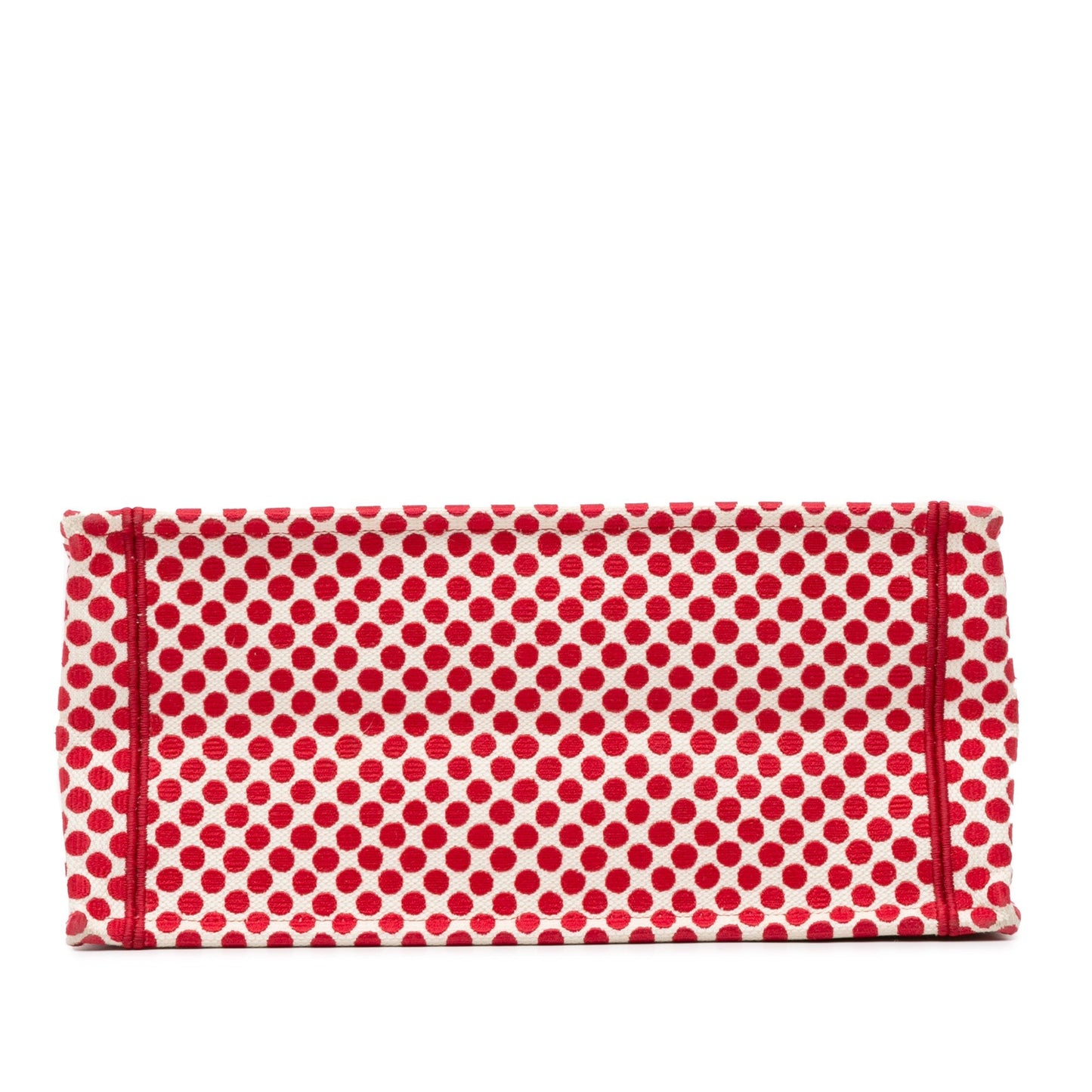 Dior Book Tote Canvas Red Tote Bag
