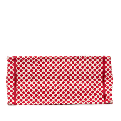 Dior Book Tote Canvas Red Tote Bag