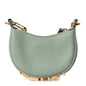 Fendi Vitello Grace New Matte Nano Fendigraphy Hobo Charm Menta