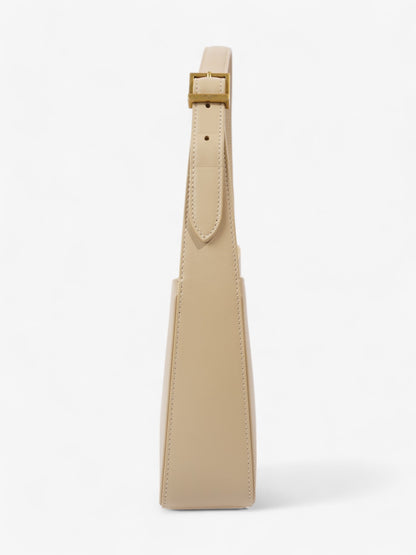 Saint Laurent Le 5 A 7 Hobo Nude Calfskin Leather