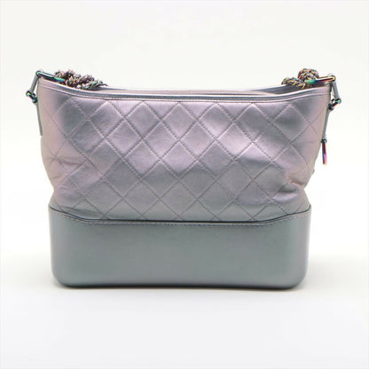Chanel Iridescent Light Purple Lambskin Calfskin Quilted Gabrielle Hobo Medium Bags