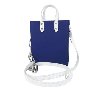 Blue Louis Vuitton Everyday Sac Plat XS Satchel