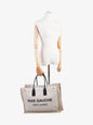 Saint Laurent Canvas Black Tote Bag Style 2