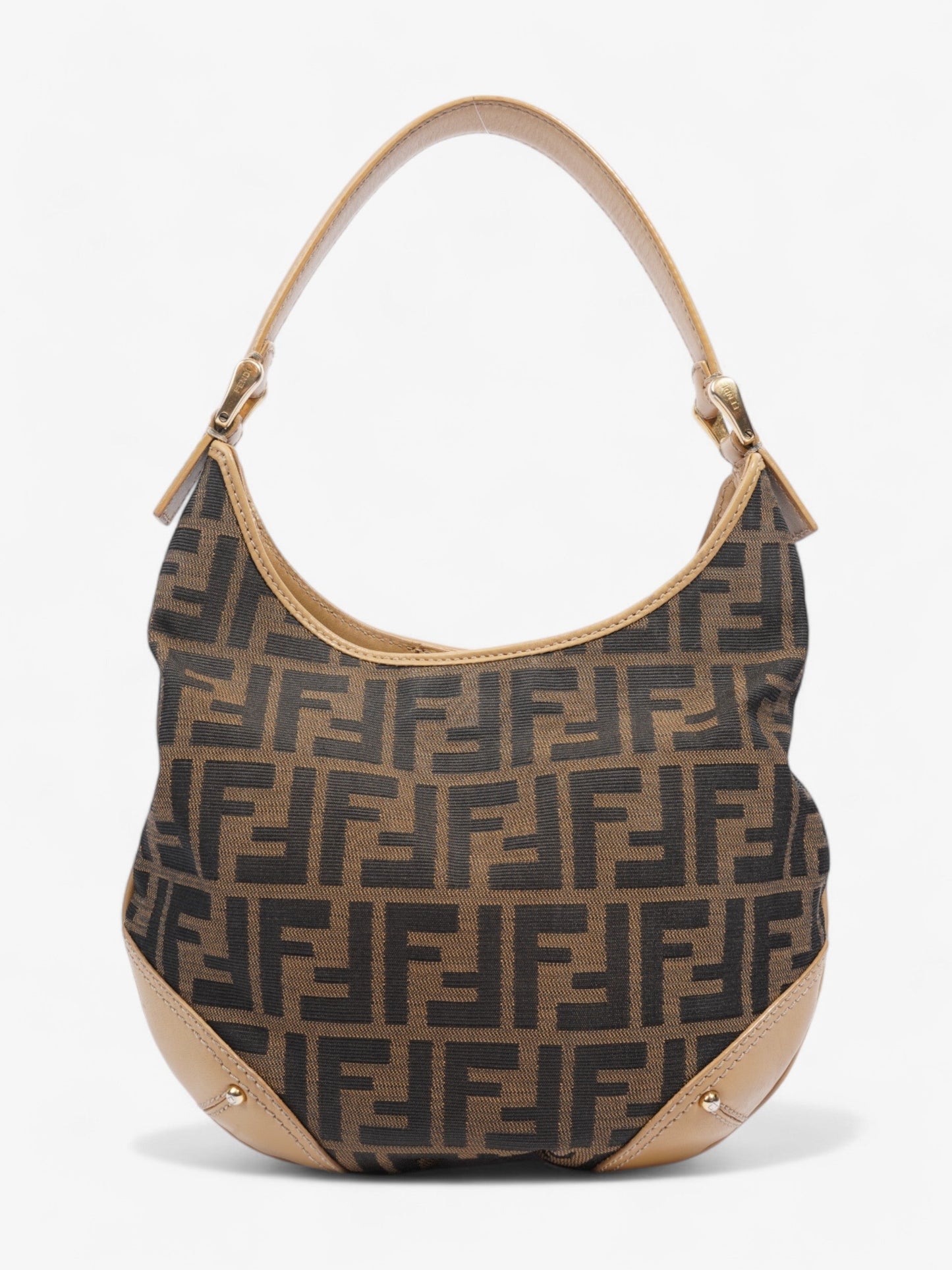 Fendi Canvas Brown Shoulder Bag Style 5