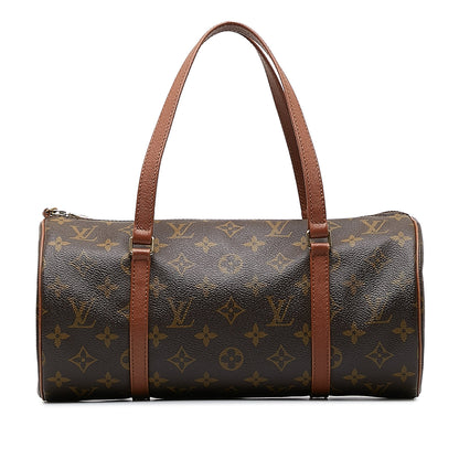 Brown Louis Vuitton Monogram Papillon 30 HandBag