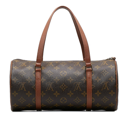 Brown Louis Vuitton Monogram Papillon 30 HandBag