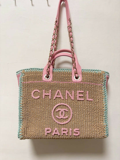 Chanel Spring Summer 2024 Large Shopping Bag In Crochet