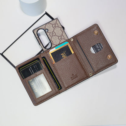 Z Fold Gucci Phone Case Wallet Crossbody Style