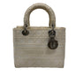 Dior Handbag canvas white 2WAY Lady Dior Canage Women