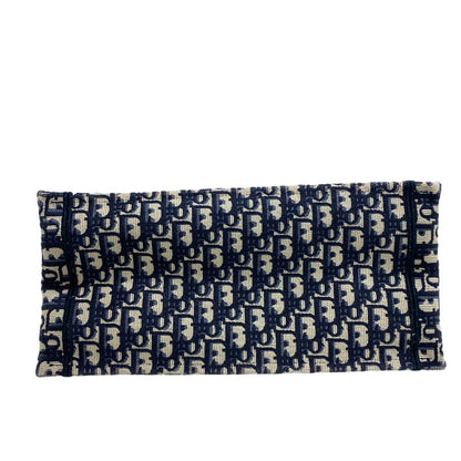 Christian Dior Tote Bag canvas Navy Small Book tote Women