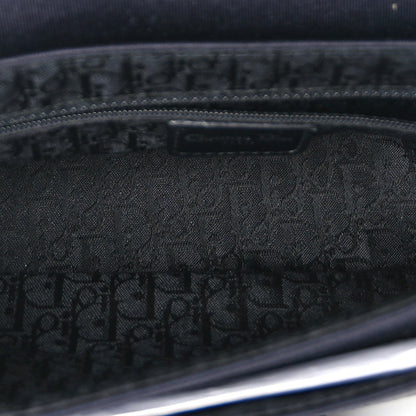 Christian Dior Silk Jersey Crystal Hardcore Bag Navy