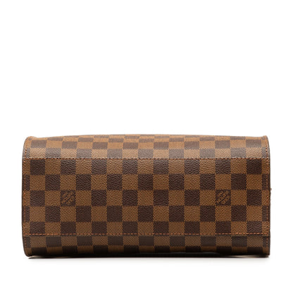 Brown Louis Vuitton Damier Ebene Triana HandBag