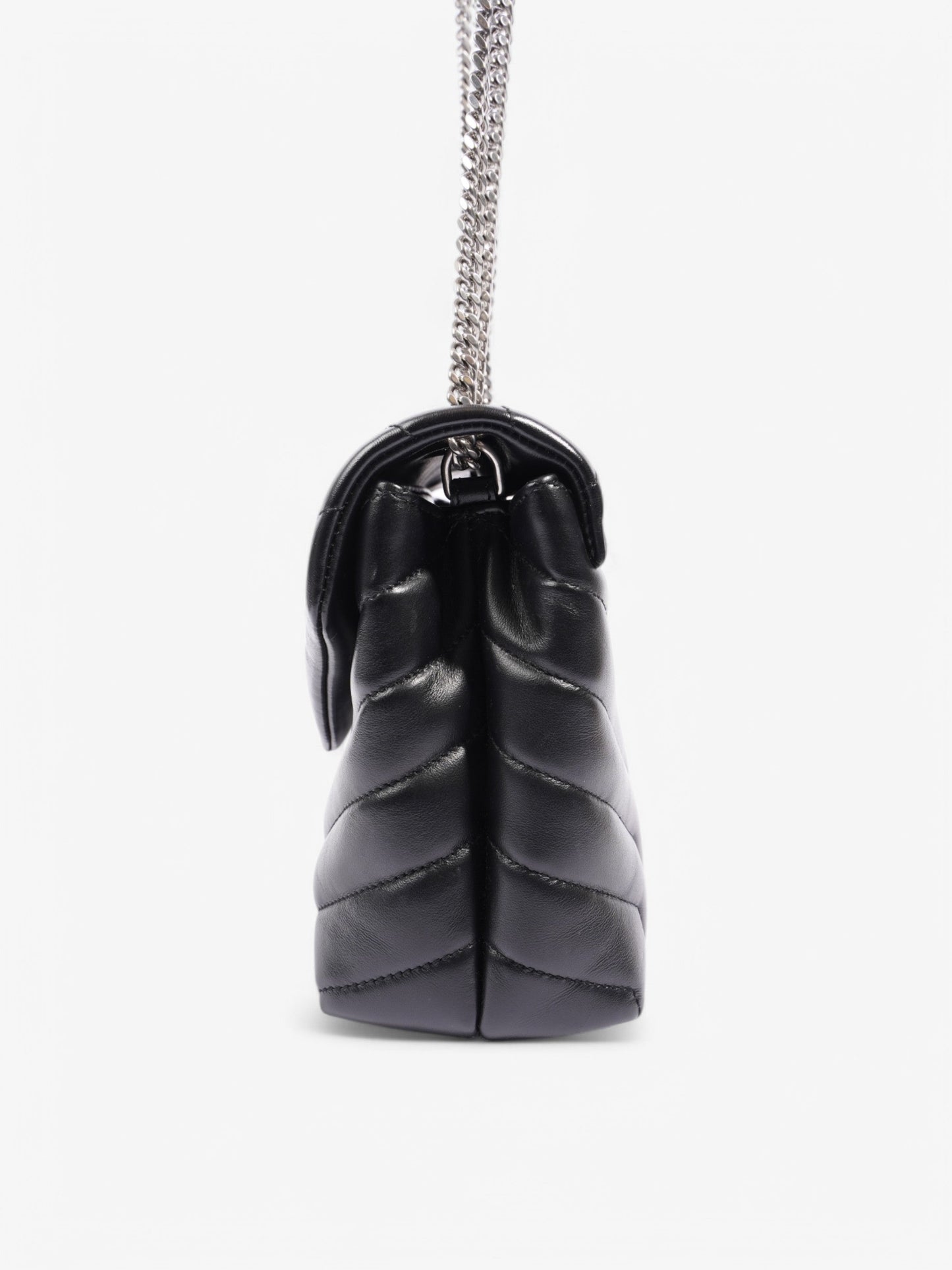 Saint Laurent Lou Leather Black Handbag Style 6