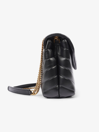 Saint Laurent Lou Leather Black Handbag Style 2