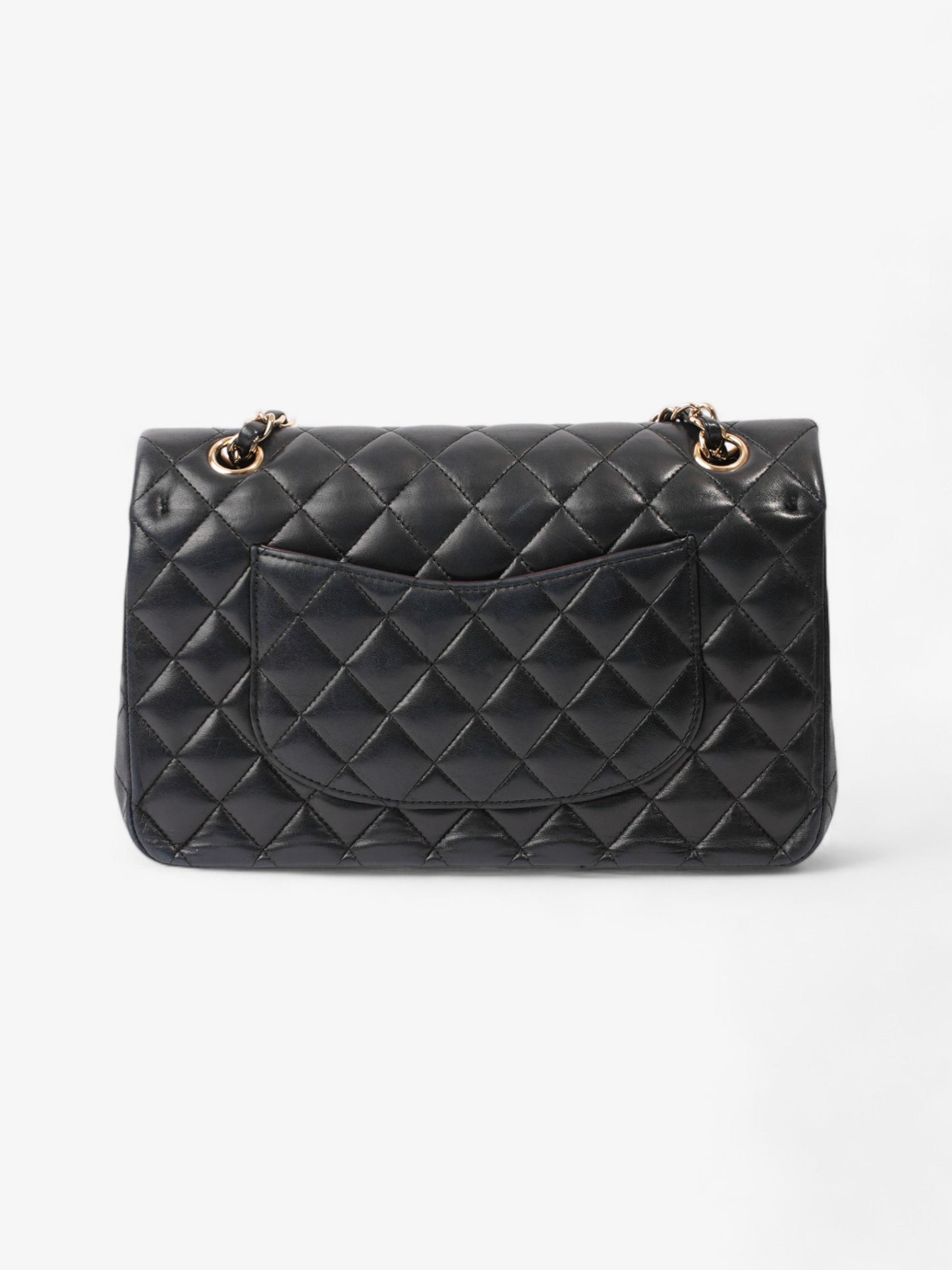 Chanel Lambskin Black Shoulder Bag Style 17