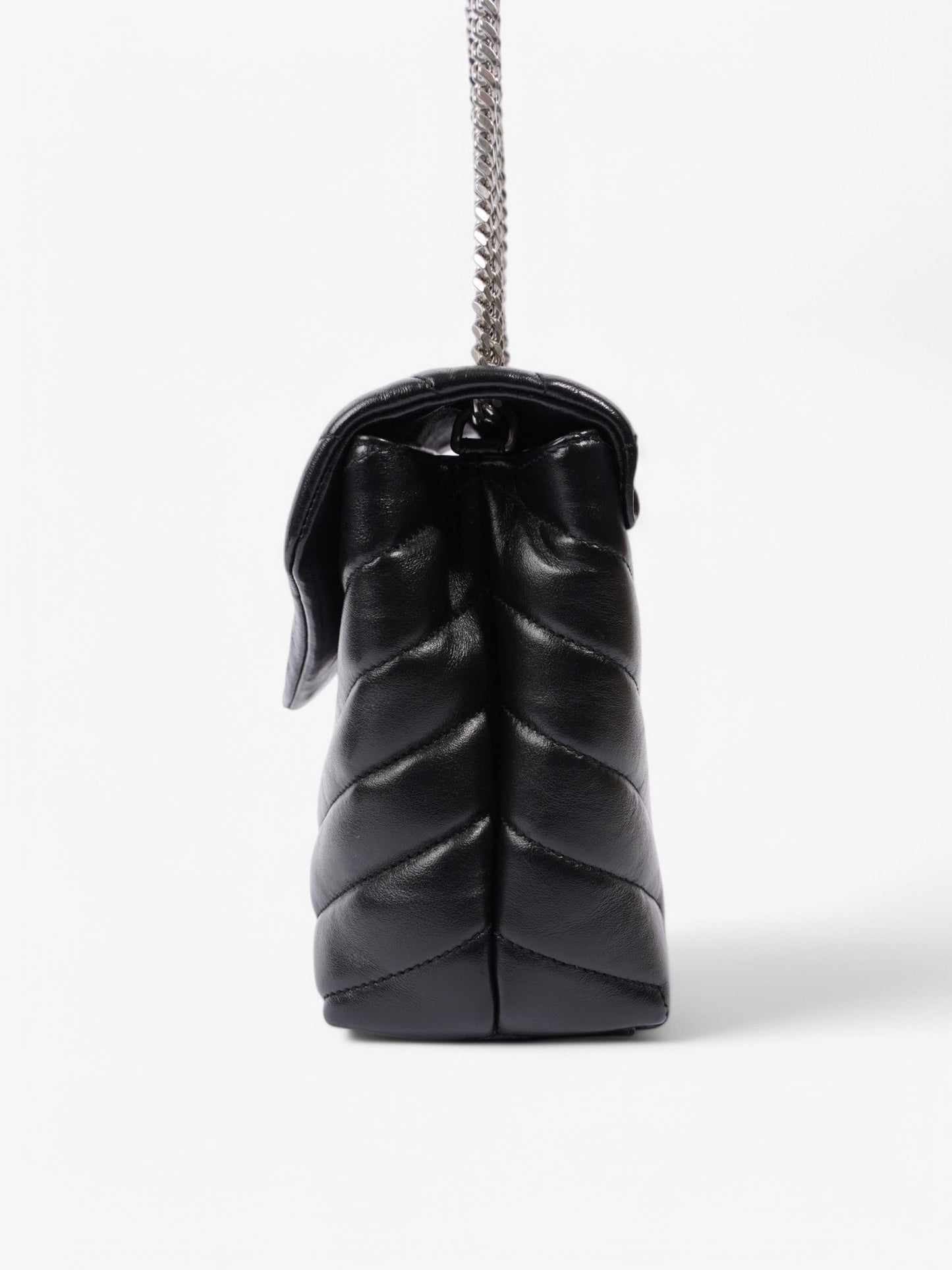 Saint Laurent Loulou Black Quilted Leather Small