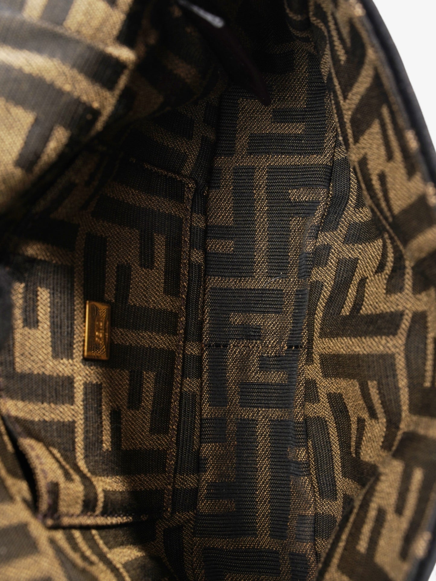 Fendi Baguette Brown Shoulder Bag Brown