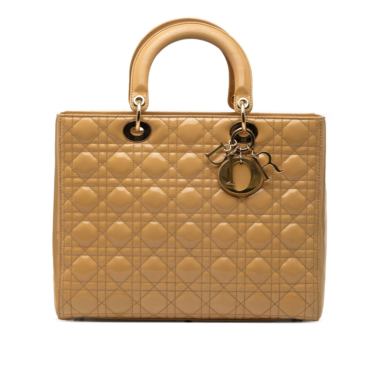 Dior Lady Dior Cannage Brown Handbag Style 2