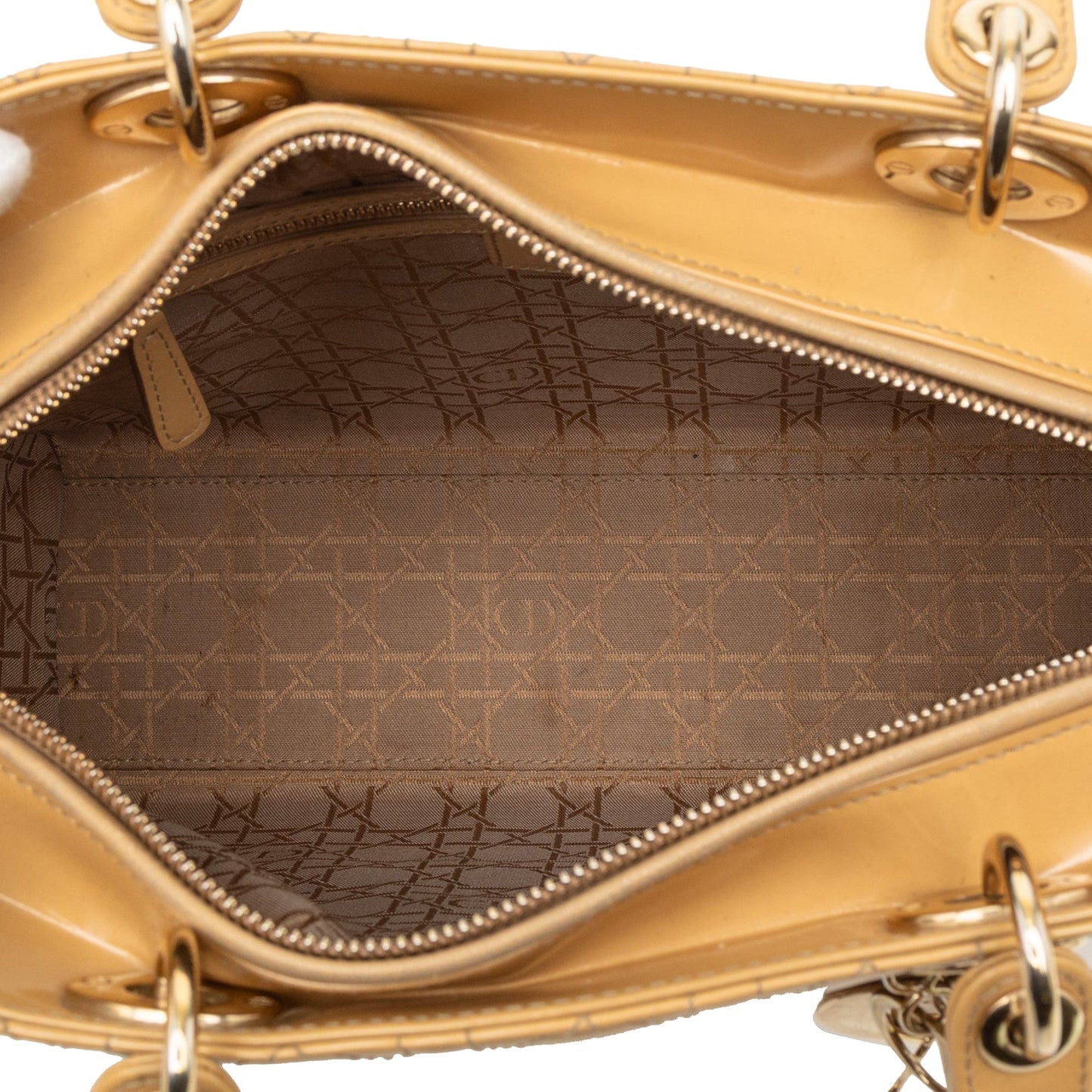 Dior Lady Dior Cannage Brown Handbag Style 2