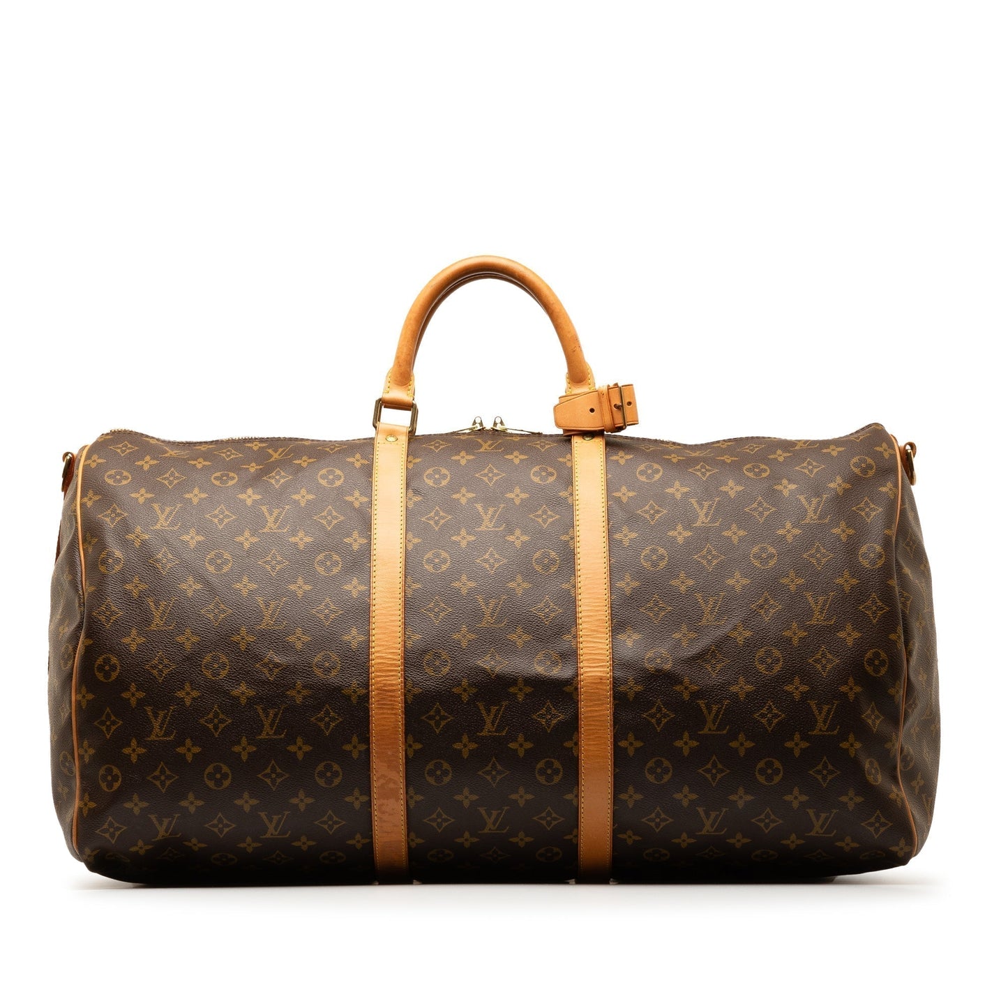 Brown Louis Vuitton Monogram Keepall Bandouliere 60 Travel Bag
