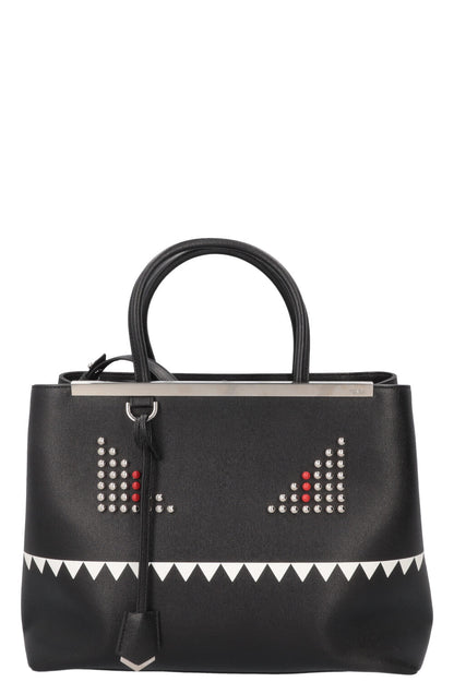 FENDI Medium Monster 2Jours Bag Black