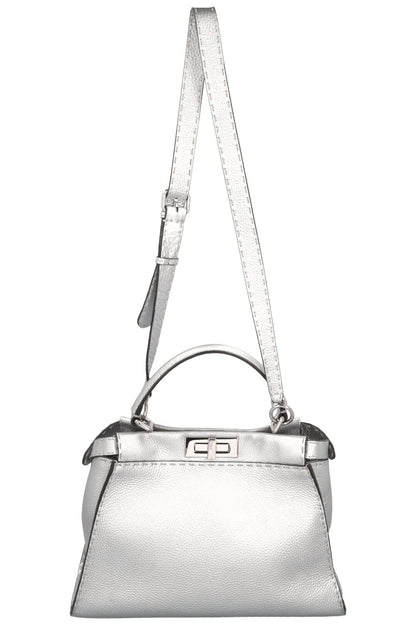 FENDI Peekaboo Medium Silver