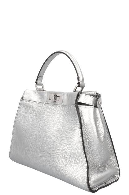 FENDI Peekaboo Medium Silver