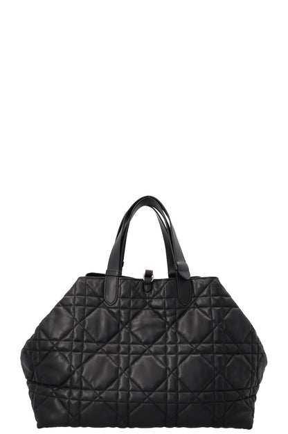 Christian Dior Toujours Bag Large Macrocannage Black