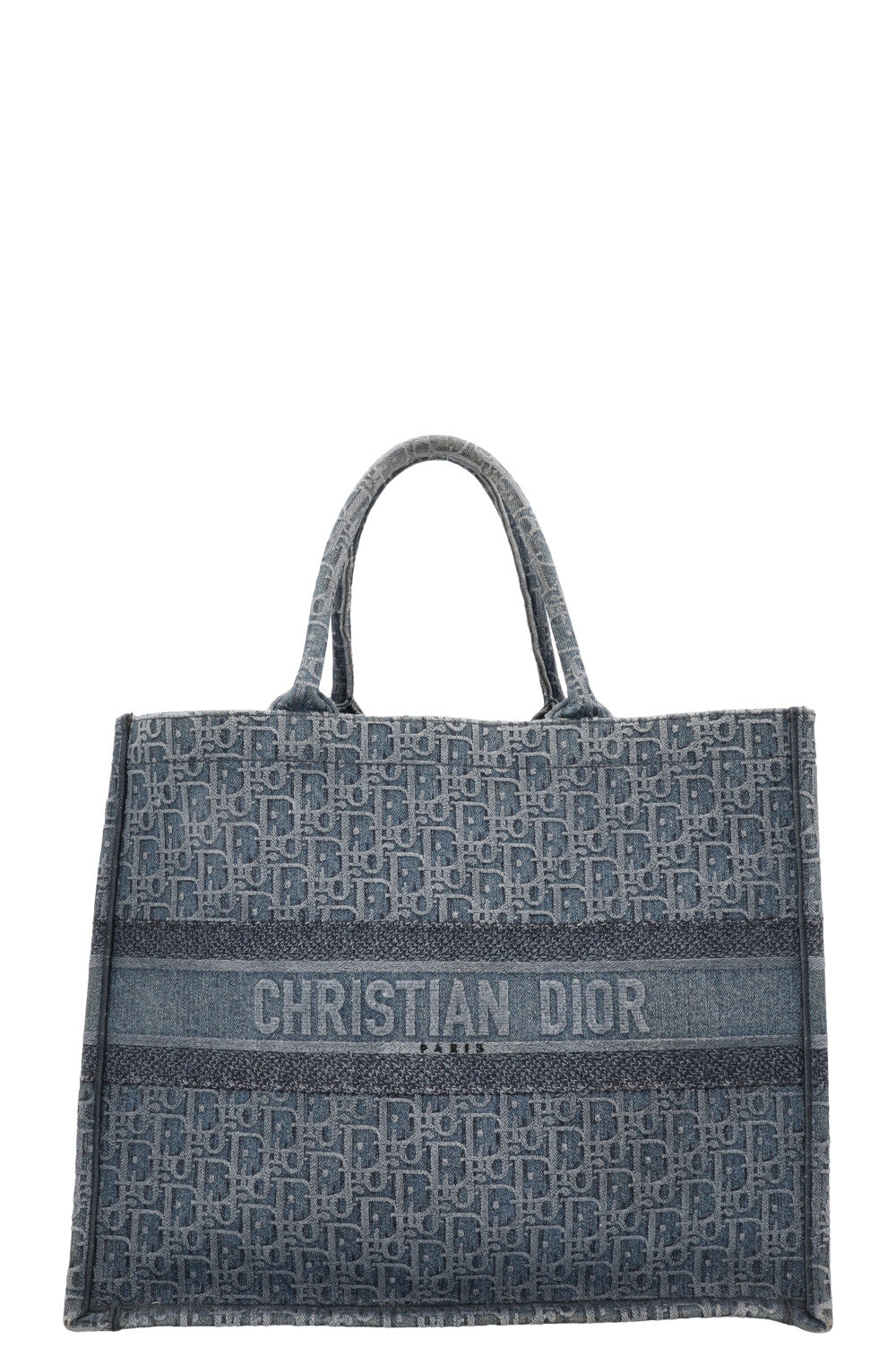 CHRISTIAN DIOR Book Tote Large Denim