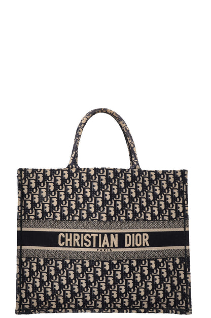 Dior Book Tote Oblique Blue Tote Bag Style 19