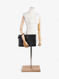 Saint Laurent Cassandre Wristlet Black Matelasse Leather