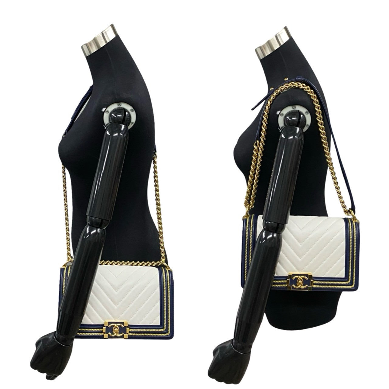 Chanel Boy Lambskin Shoulder Bag Style 10