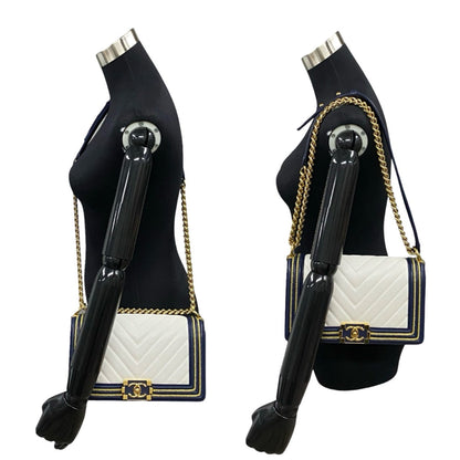 Chanel Boy Lambskin Shoulder Bag Style 10