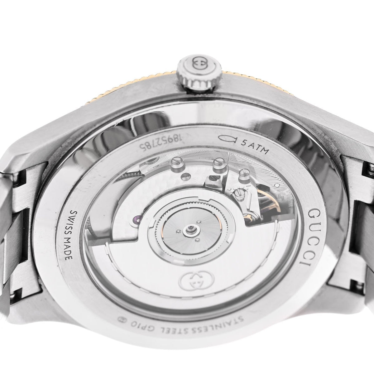 Stainless Steel 40mm G-Timeless Two Tone Automatic Watch Silver