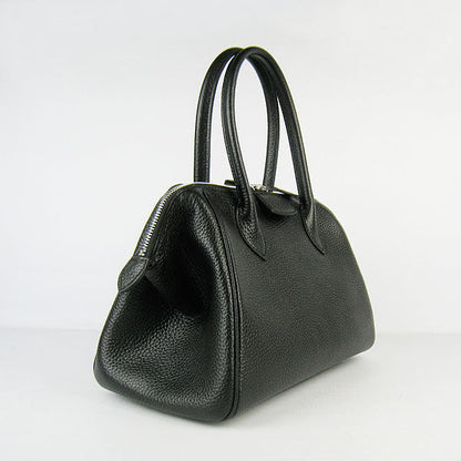 Luxury Hermes Paris Bombay Victoria Handbag Black