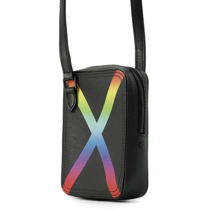 Louis Vuitton  Noir Taiga Leather Shoulder Bag