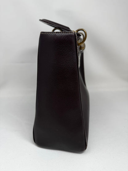 Christian Dior Diorissimo Tote Smooth Calfskin Large Purple Bj1-05