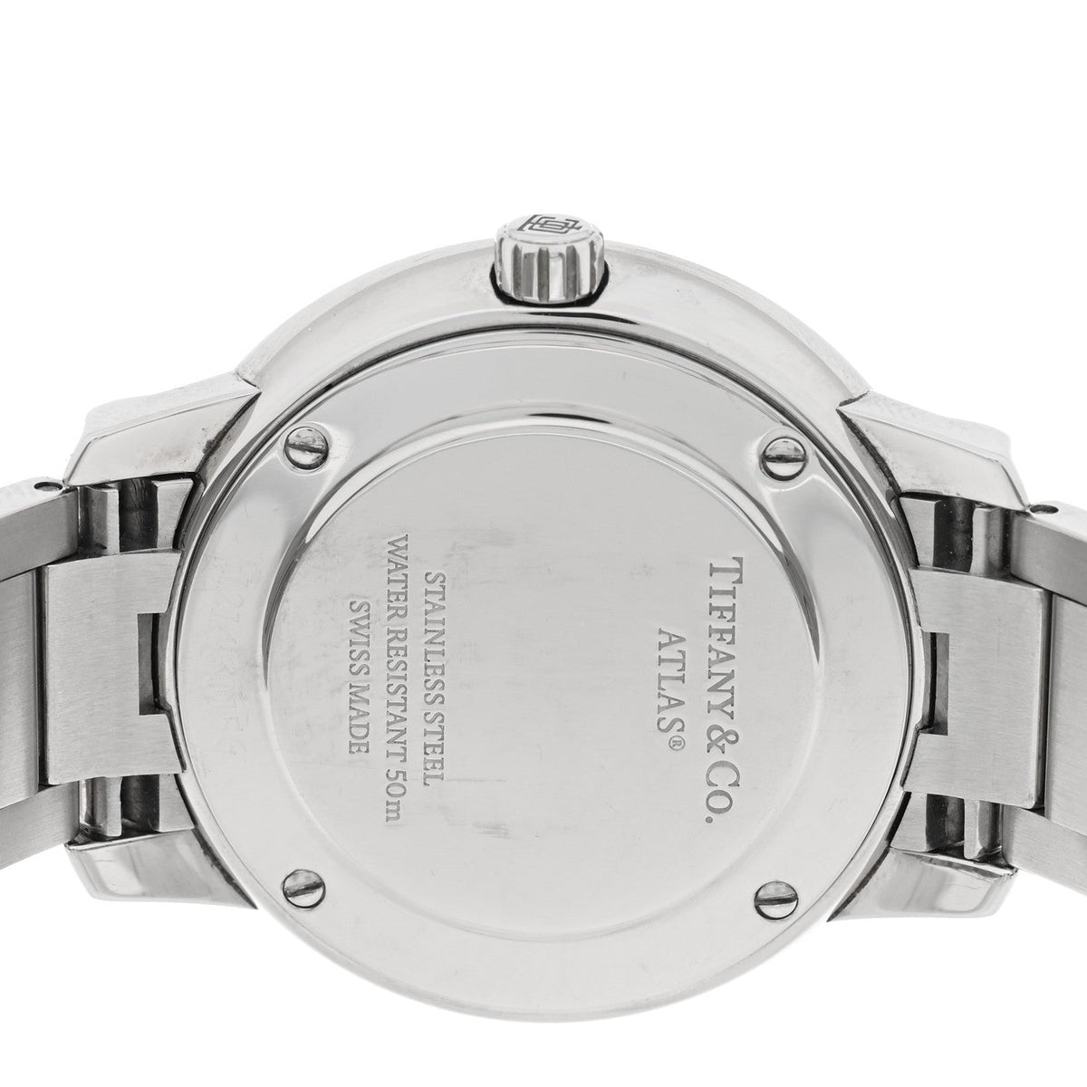 Stainless Steel Diamond Bezel 31mm Atlas 2-Hand Quartz Watch