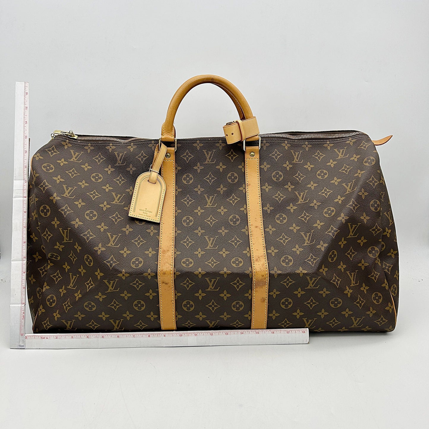 Louis Vuitton  1999 Keepall 60 Travel Bag | Brown B0228QJEUL