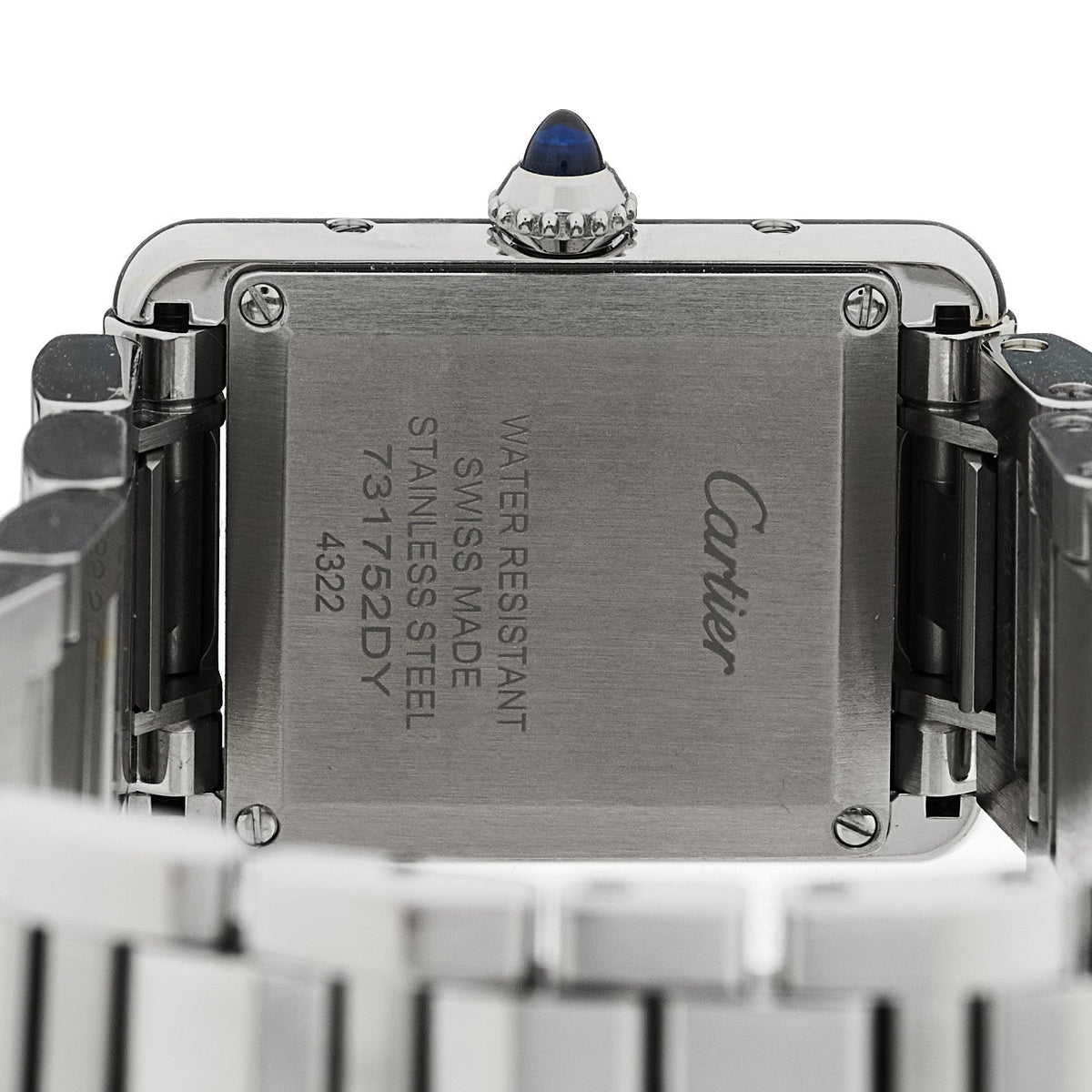 Stainless Steel 22mm Tank Must Quartz Watch
