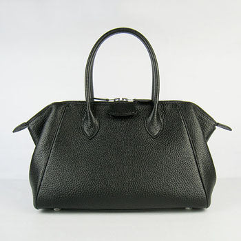 Luxury Hermes Paris Bombay Victoria Handbag Black