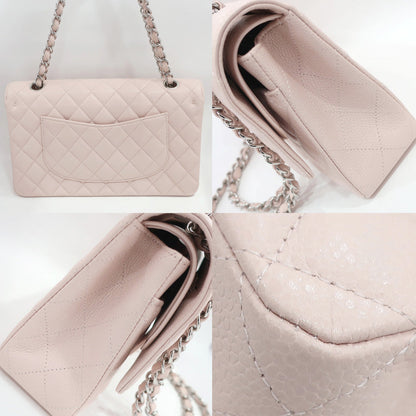 Chanel Flap Caviar Pink Chain Shoulder Bag Style