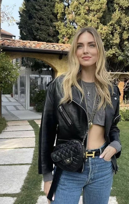Chanel Luxury Leather Black Handbag Style 16